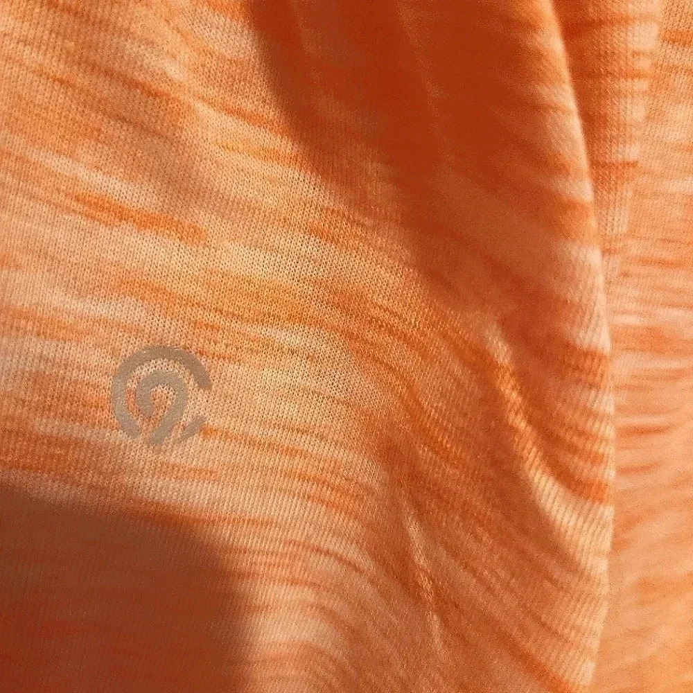 NWOT Champion peach longsleeve athletic top with cutout back Size XL (14-16) Jr. - Picture 4 of 6